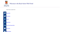 Desktop Screenshot of portal.rydeschool.org.uk